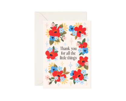 Little Things Thank You Greeting Card