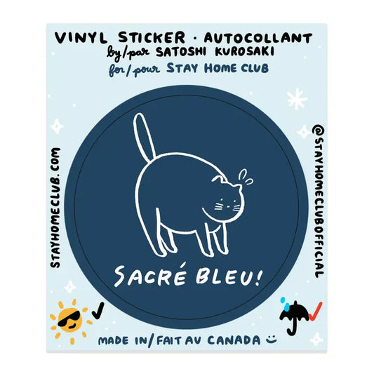 S30 Sacré Bleu Vinyl Sticker