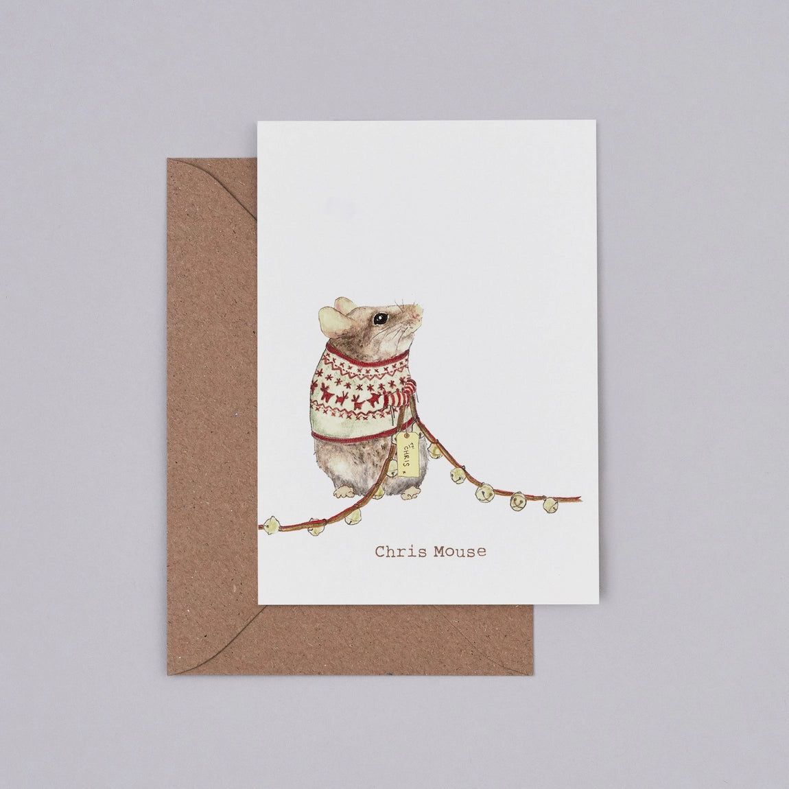 Chris Mouse Christmas Card