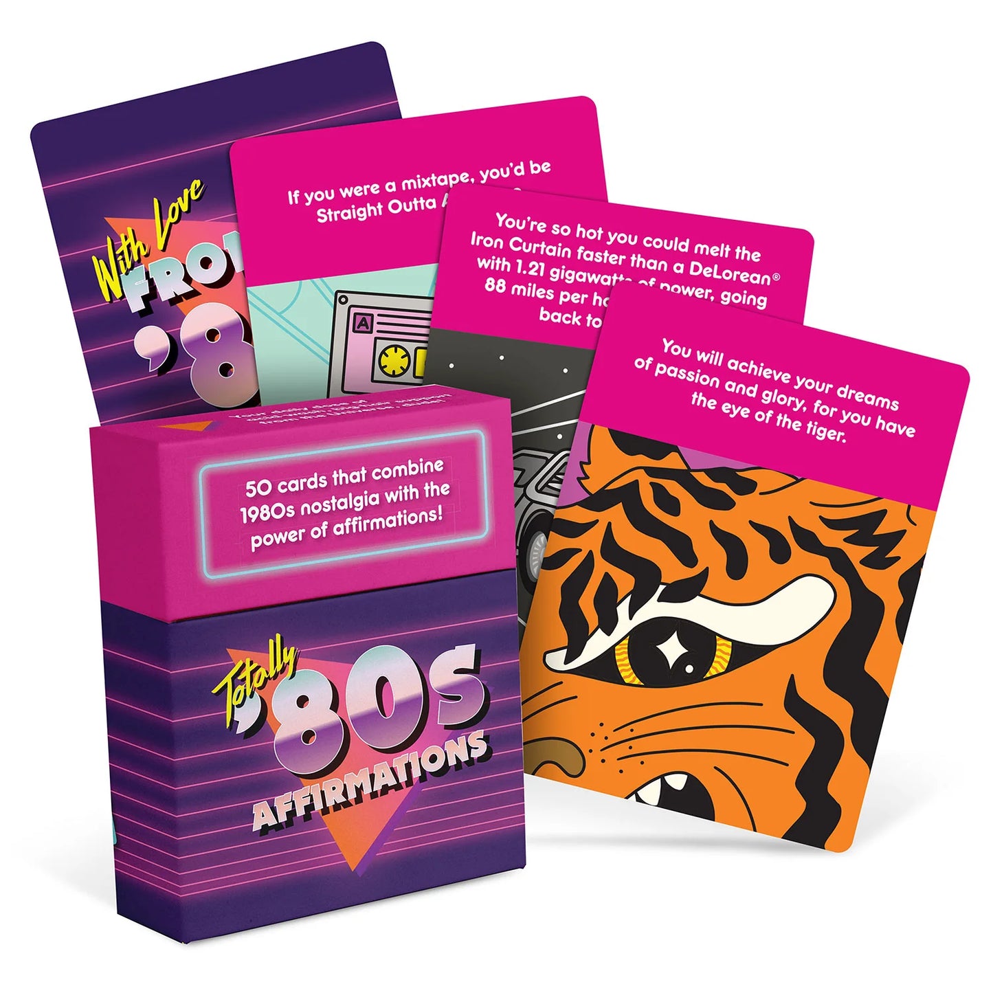 Totally 80s Affirmations Deck, 50 Cards