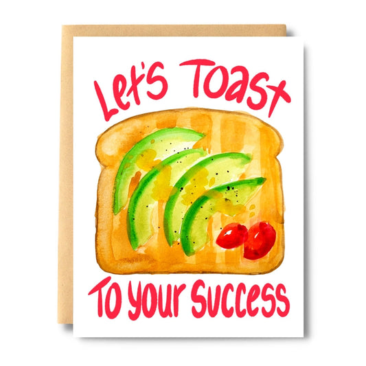 Avo Toast Congratulations Card