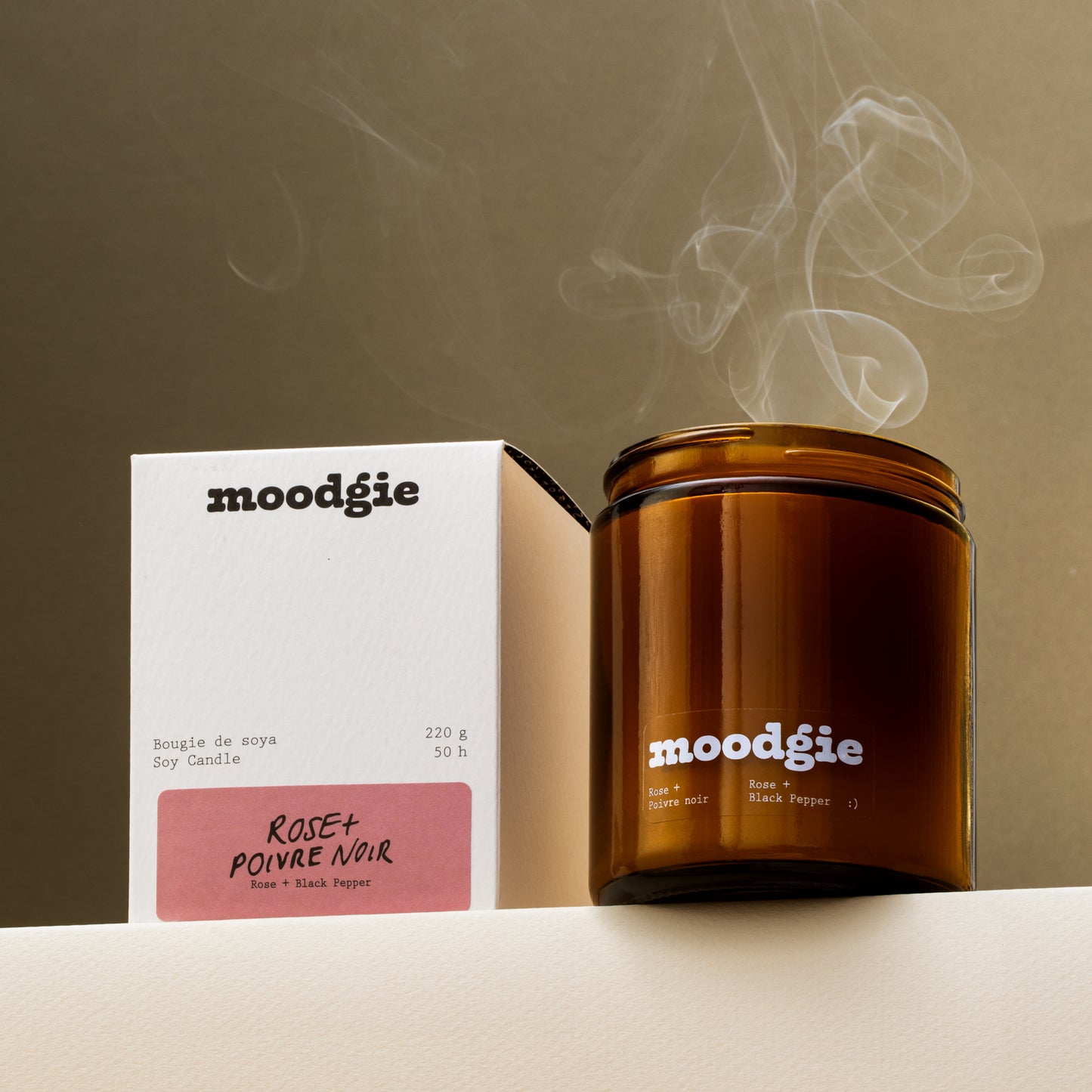 Rose + Black Pepper Candle