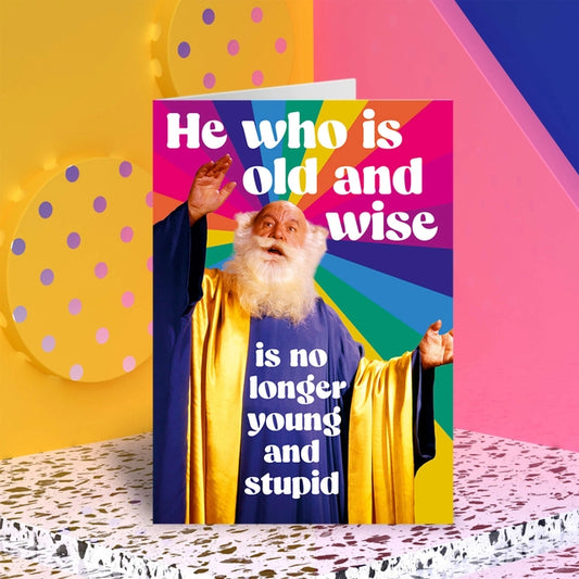 He Who Is Old And Wise Greeting Card