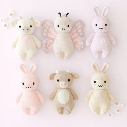 Baby Cow Jersey Hand-Knit Doll