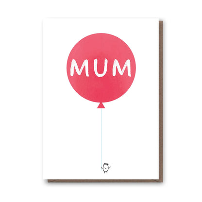 Mum Balloons Card