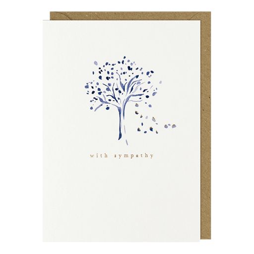With Sympathy Card