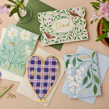 Spring Birds Dad Card