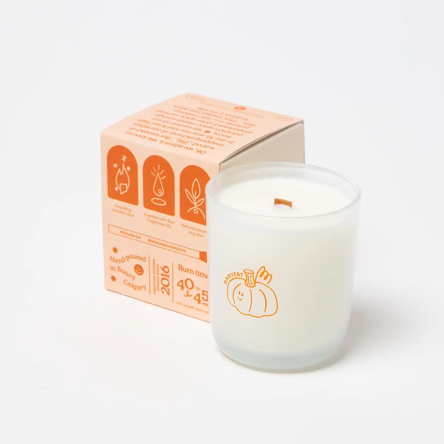 Harvest Orange Clove & Pumpking Spice Soy 8oz Candle