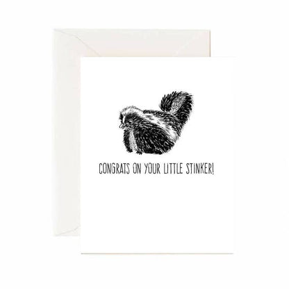 Congrats On Your Little Stinker Greeting Card