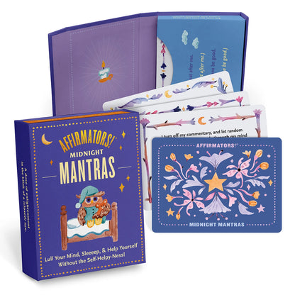 Affirmators! Mantras Midnight – Late Night Affirmation Cards Deck