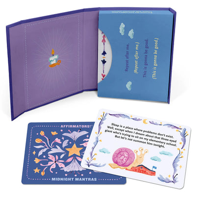 Affirmators! Mantras Midnight – Late Night Affirmation Cards Deck