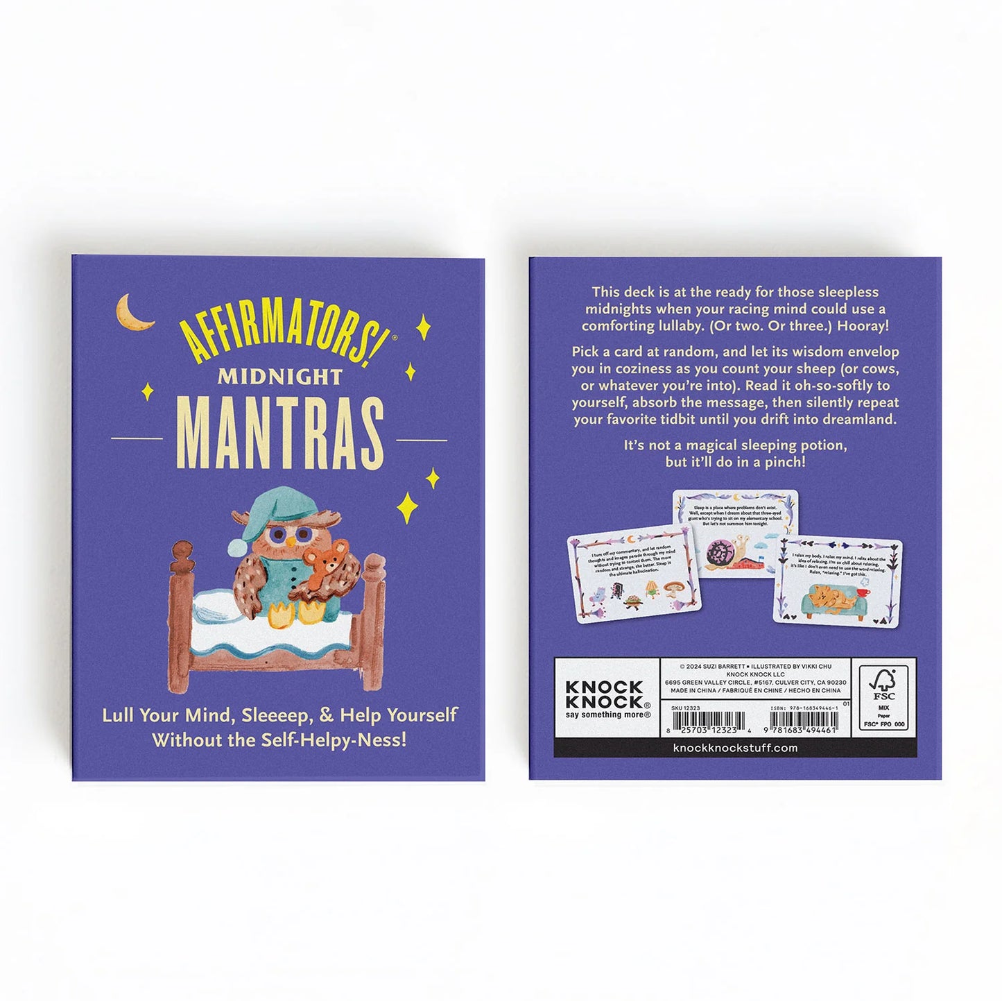 Affirmators! Mantras Midnight – Late Night Affirmation Cards Deck