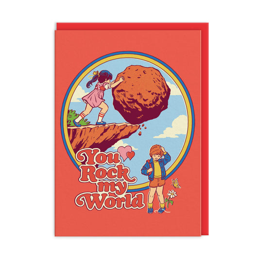 You Rock My World Greeting Card