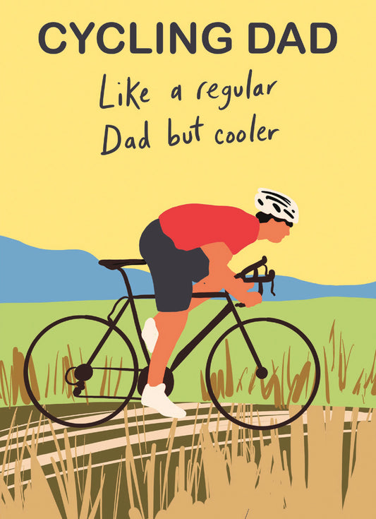 Cycling Dad Father's Day Card