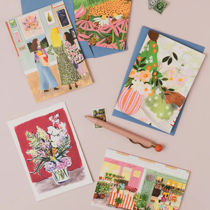 High Summer Vase Card