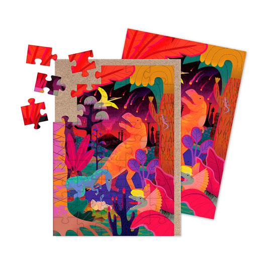 Dinosaurs Carnivores Jigsaw Card