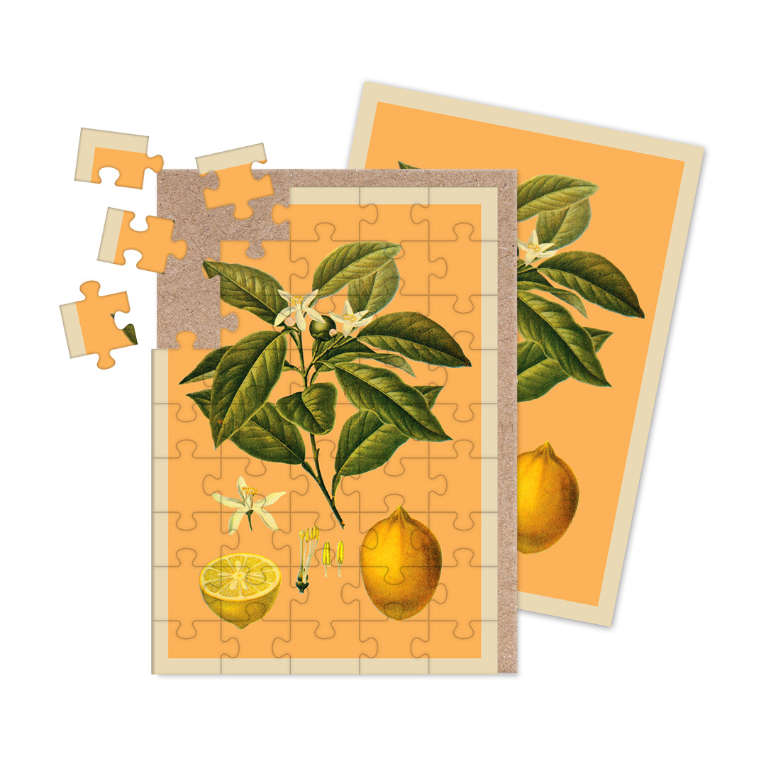 Lemons Jigsaw Greeting Card