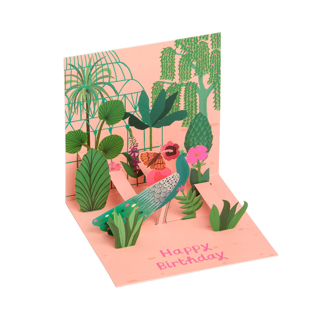 Peacock Pop-up Greeting Card