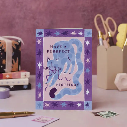 Cat Purrfect Birthday Card