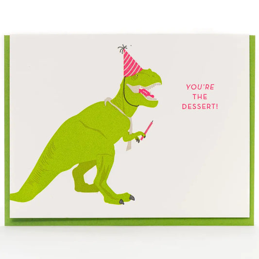 Birthday Dino Dessert Card
