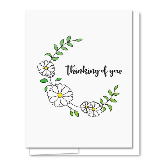 Thinking of You Letterpress Card