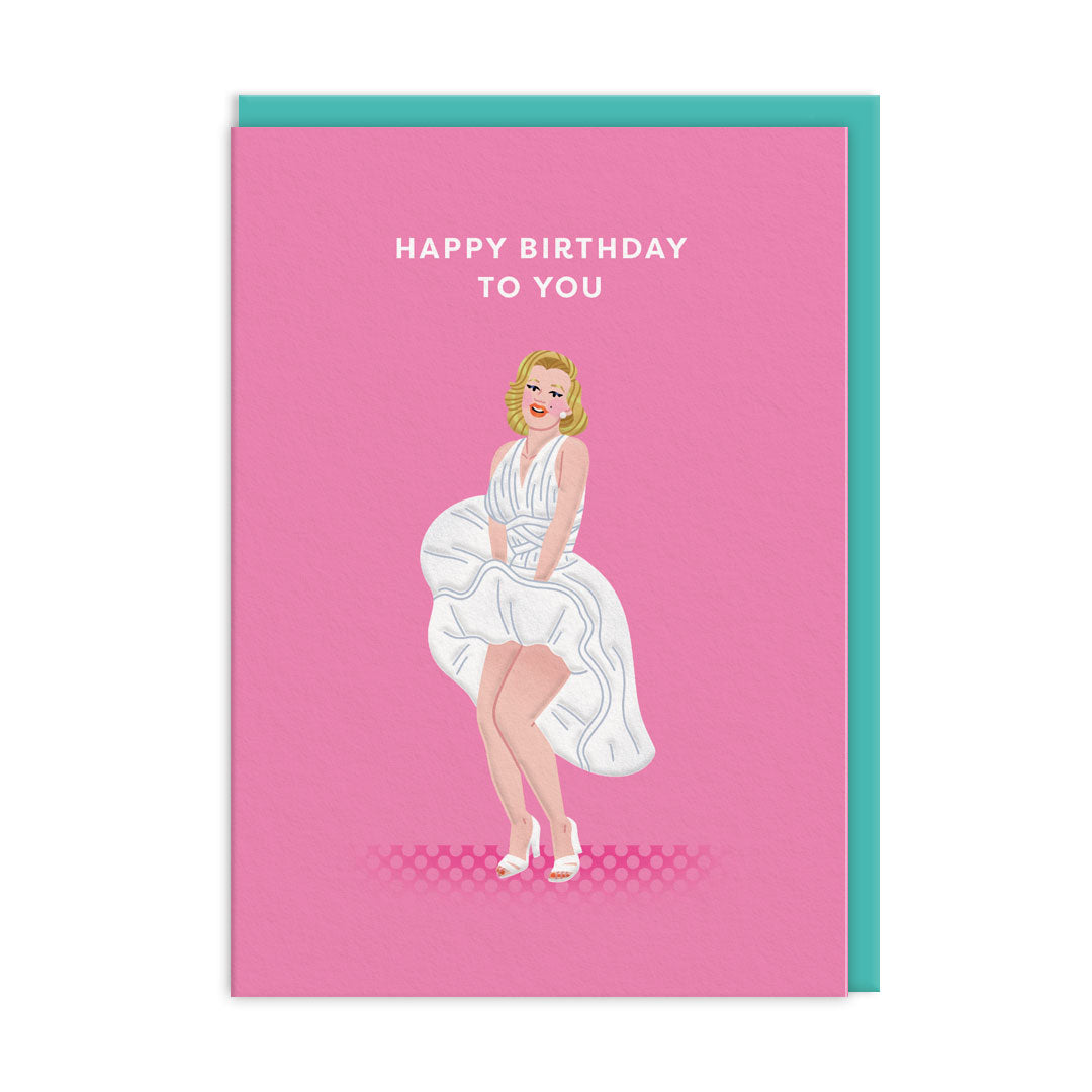 Marilyn Monroe Greeting Card