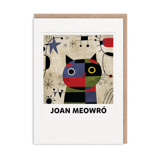 Joan Meowró Greeting Card