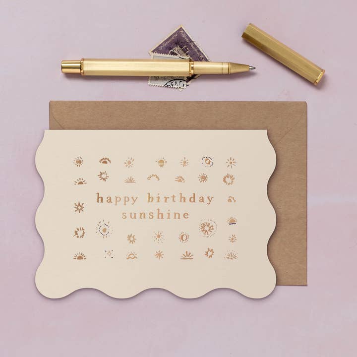 Sunshine Birthday Card