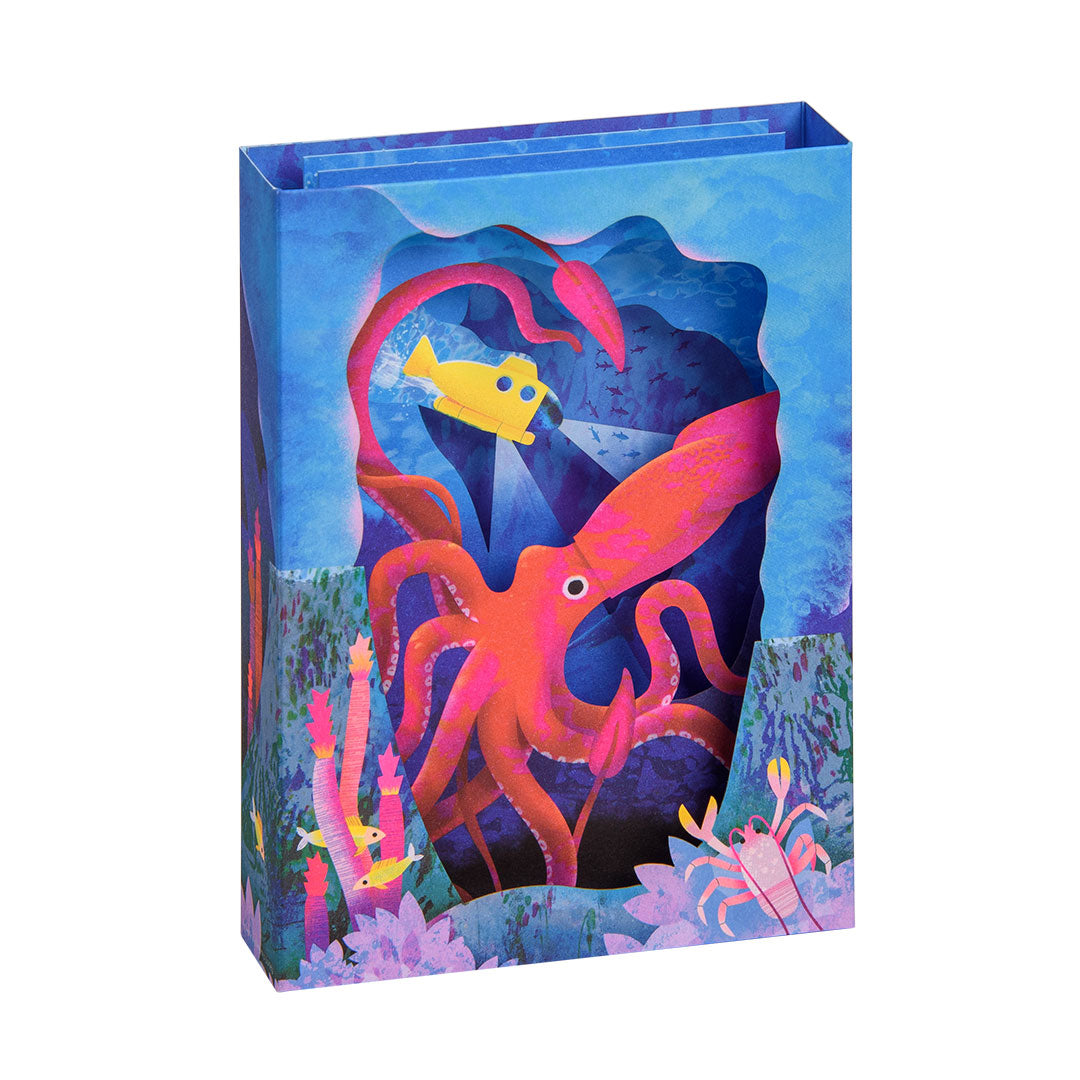 Submarine Greeting Card - Layers (3D)
