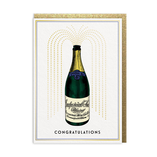 Champagne Congrats Greeting Card