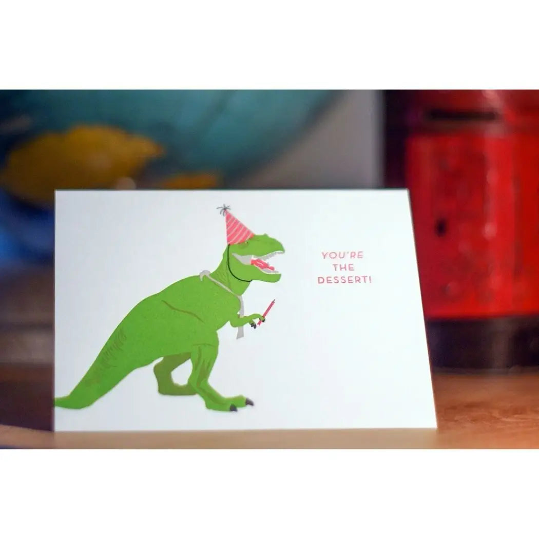 Birthday Dino Dessert Card