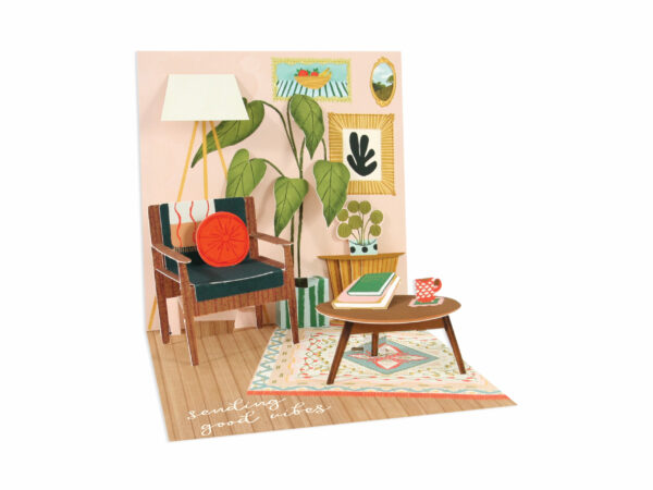 Pop-Up Cozy Room Card