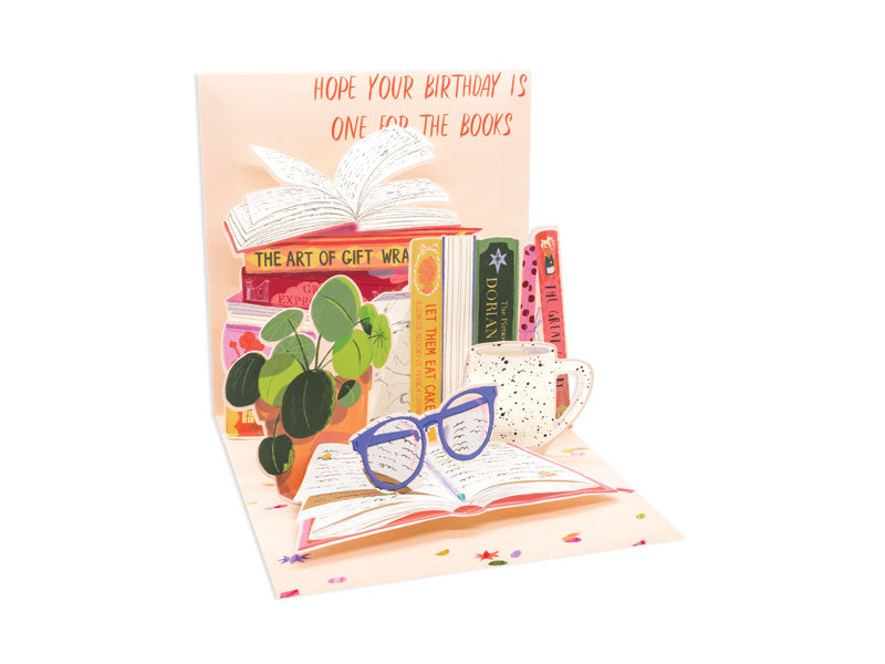 Pop-up Literary Birthday Card
