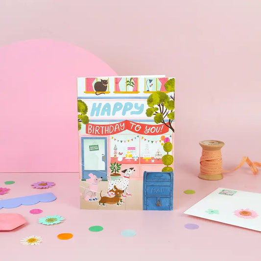 Birthday Cake Shop Card
