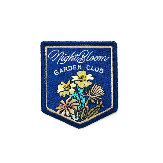 #118 Night Bloom Garden Society Embroidered Patch