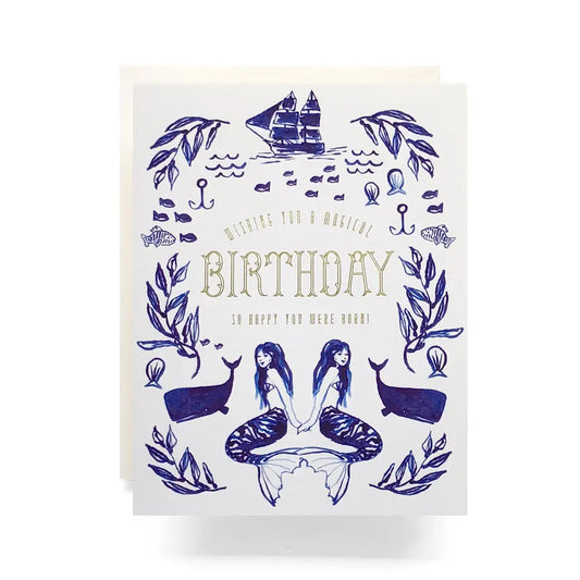 Mermaid Birthday Greeting Card