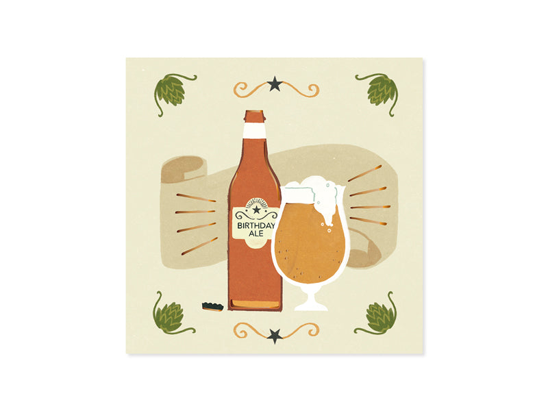Pop-up Beer Card