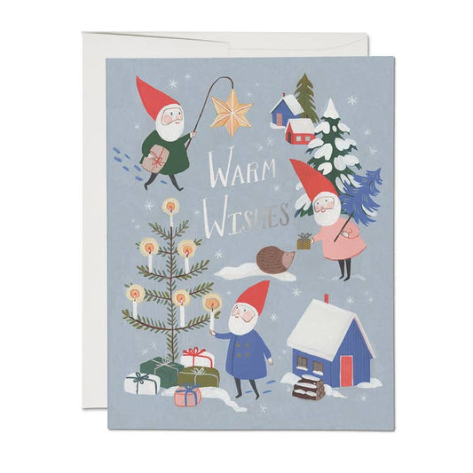 Holiday Gnomes Holiday Greeting Card