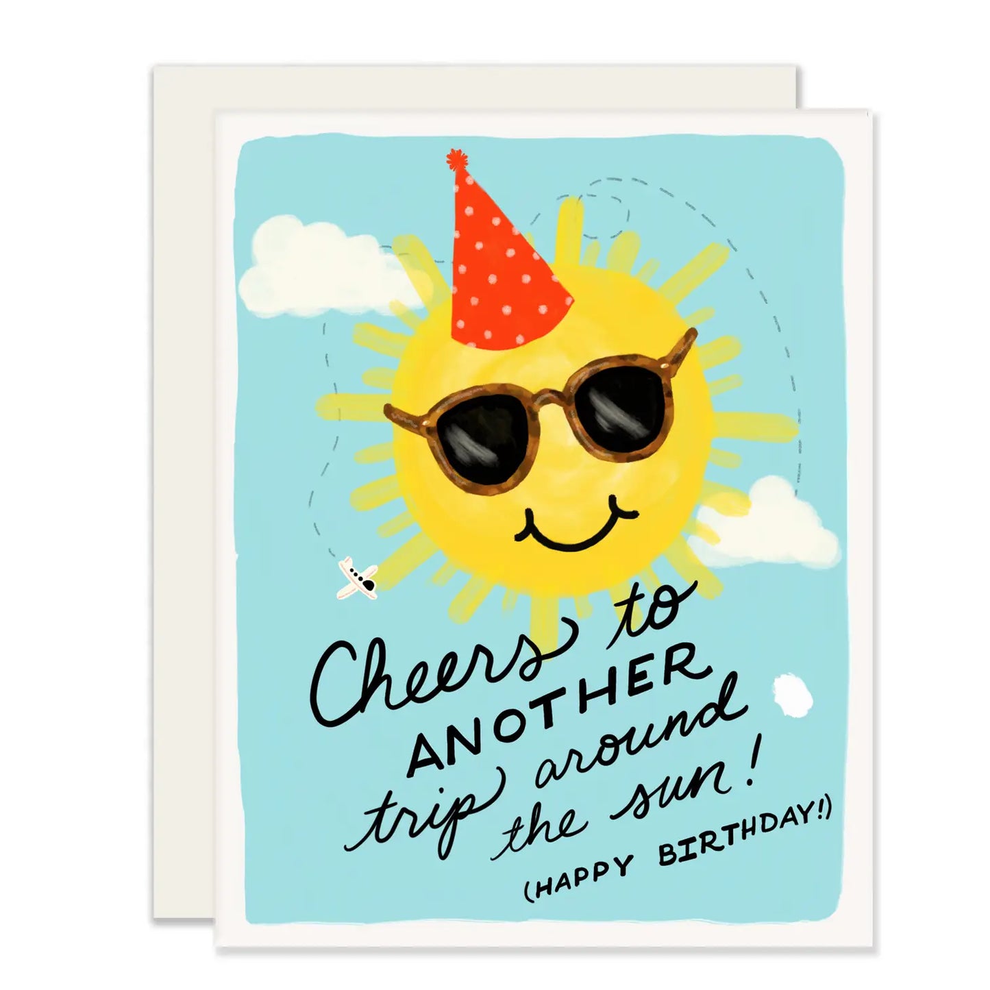 Around The Sun Birthday Card