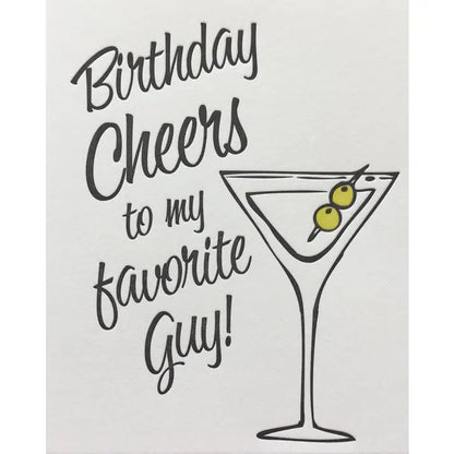 Happy Birthday Cheers Card