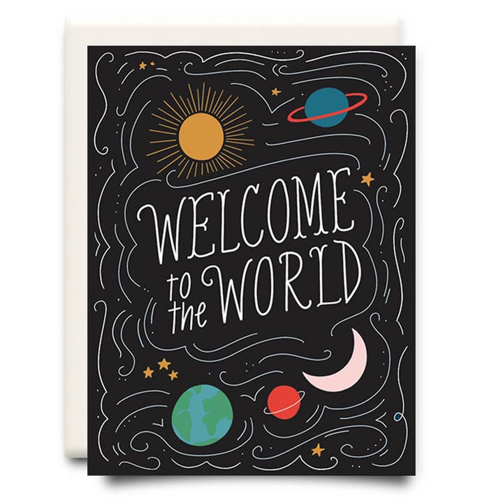 Welcome to the World New Baby Greeting Card