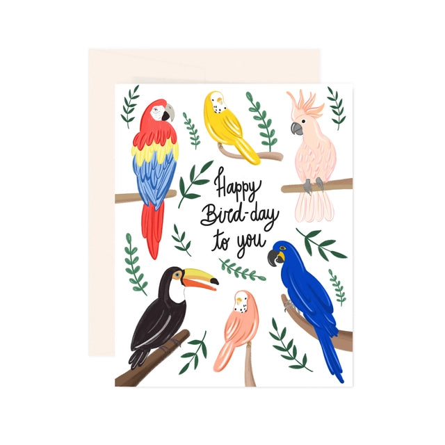 Birds Bird-Day Card