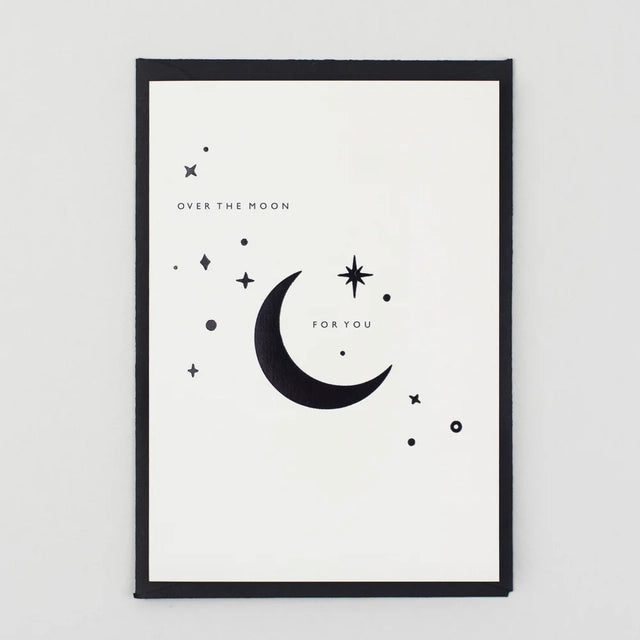 Over The Moon For You Card