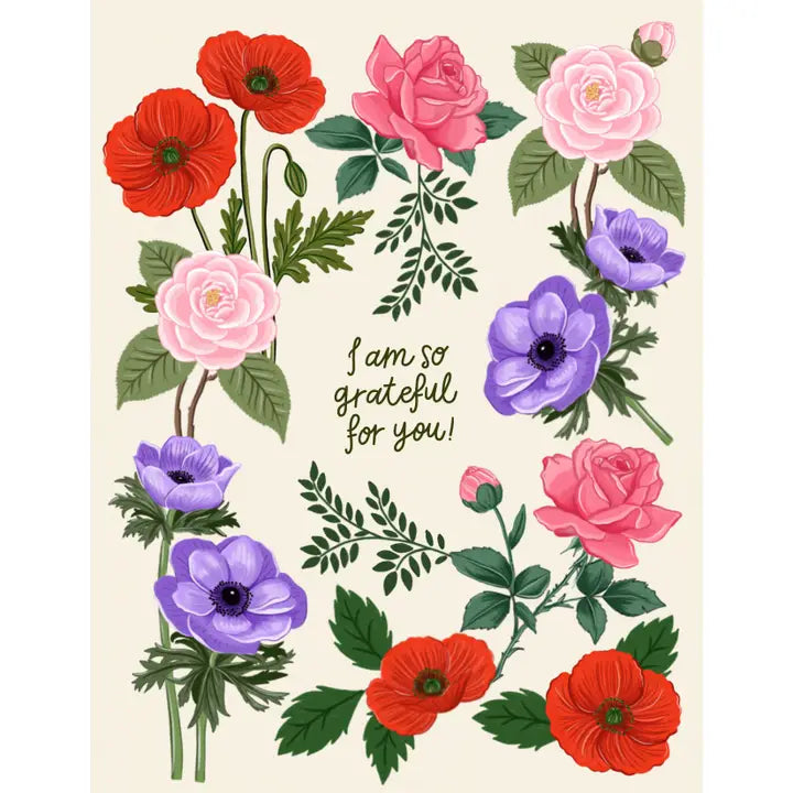 So Grateful for You Card