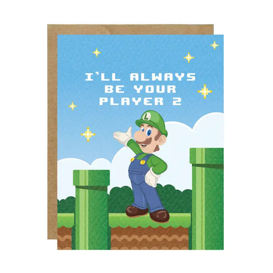 Super Retro Player Two Video Game Pop Culture Card