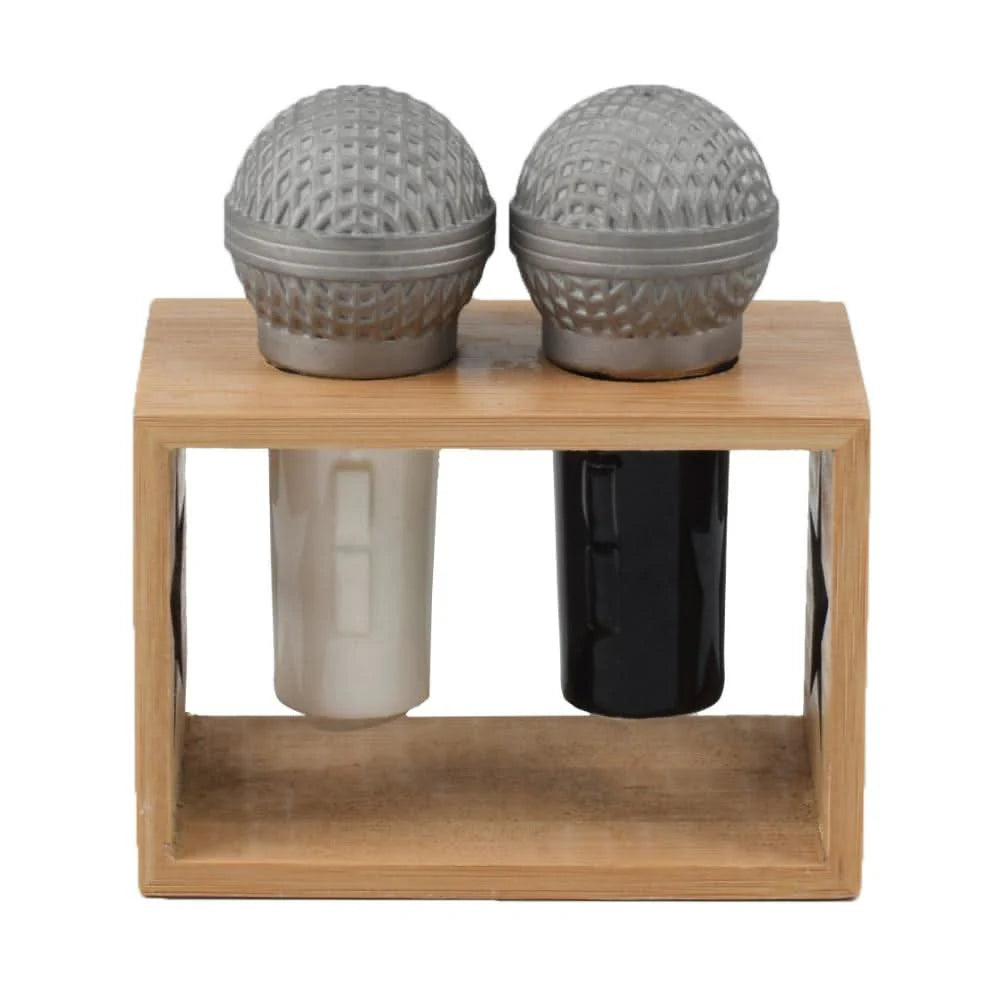 Microphone Salt & Pepper Shaker