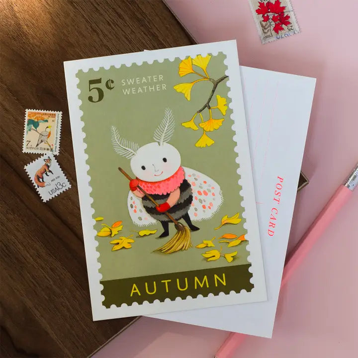 Autumn Soft Sweep Postcard