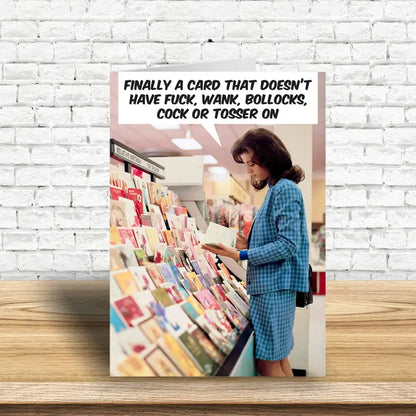 Finally A Greeting Card That Doesn'T Have Greeting Card