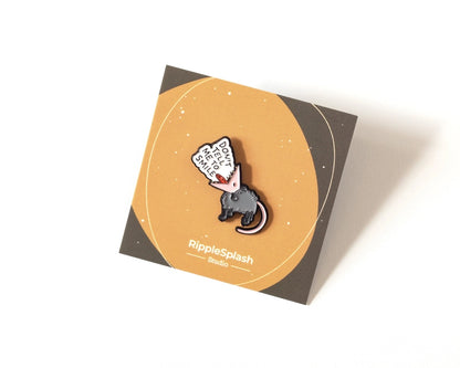 @77 Feminist Possum Enamel Pin