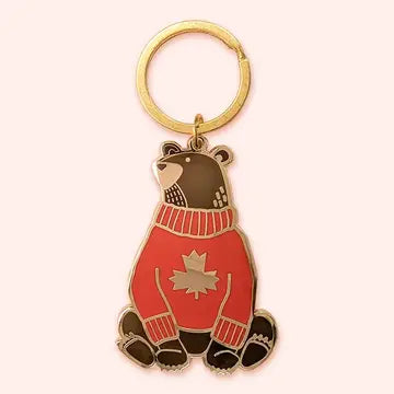 Grizzly Bear Keychain